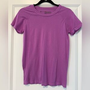 Zella Women's Vibrant Purple Short Sleeve Tee
